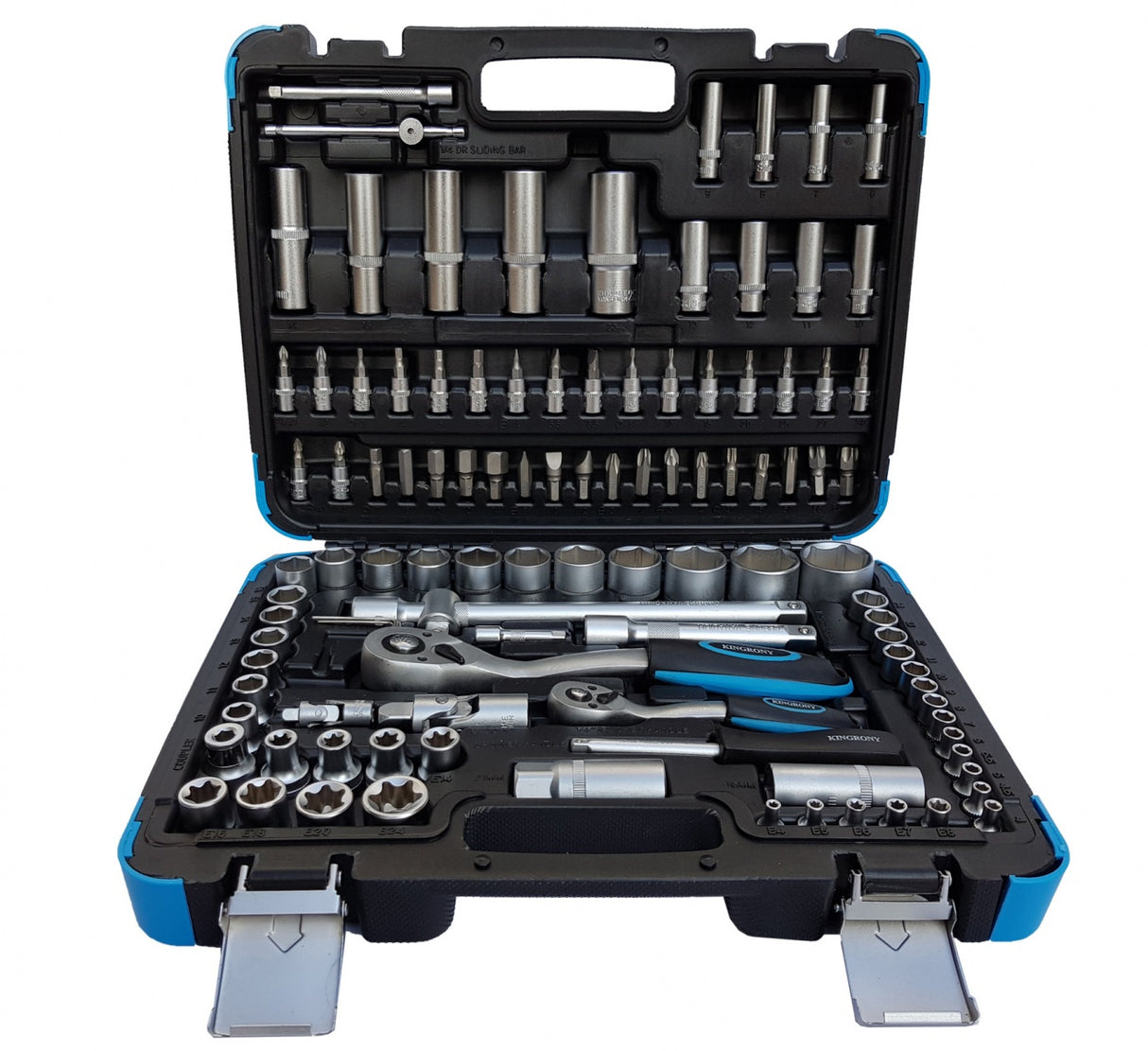 SOCKET SET | 6.3 MM (1/4") + 12.5 MM (1/2") | 108 PCS. (KR121108B)