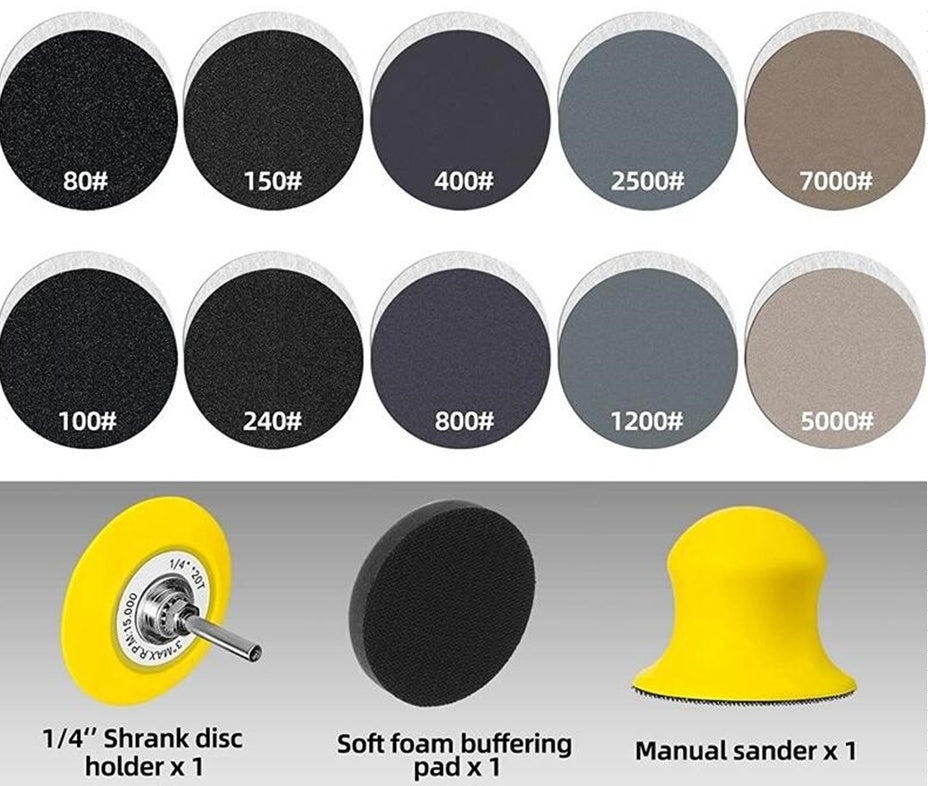 SANDING DISC SET | 50 MM | 103 PCS. (SD103-2)