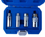 SOCKET SET FOR SPARK PLUGS | WITH RUBBER | 14/16/16 THIN WALL / 21 MM (SPS4)