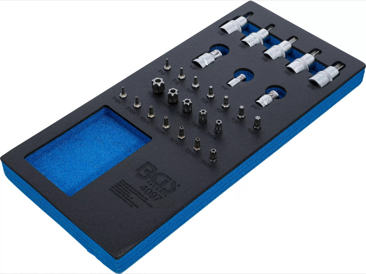 TOOL TRAY 1/3: BIT AND BIT SOCKET ASSORTMENT | 27 PCS. (4097)