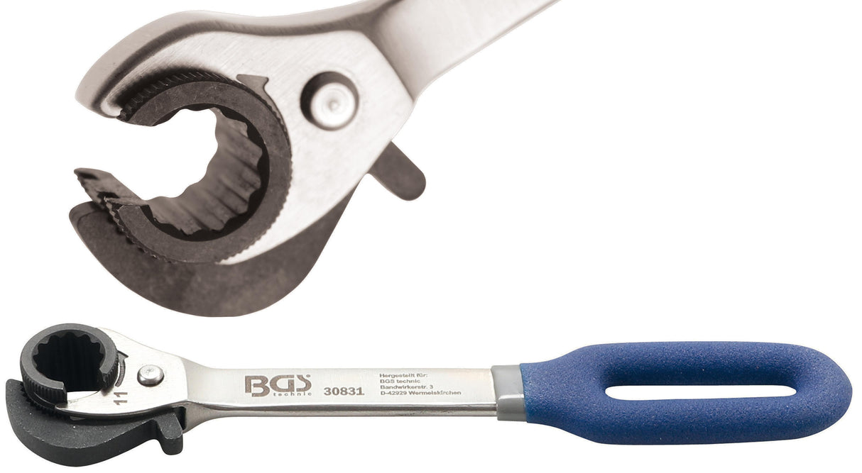 RATCHET RING SPANNER | OPEN | 11 MM (30831)