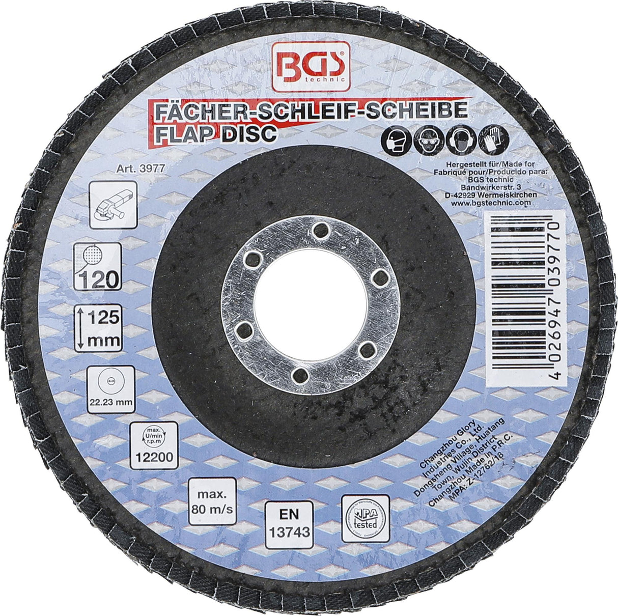 FLAP DISC | Ø 125 MM | K 120 (3977)