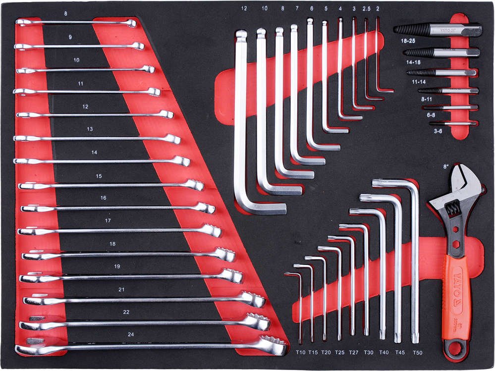 ROLLER CABINET W. TOOLS 211PCS (YT-55290)