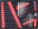 ROLLER CABINET W. TOOLS 211PCS (YT-55290)