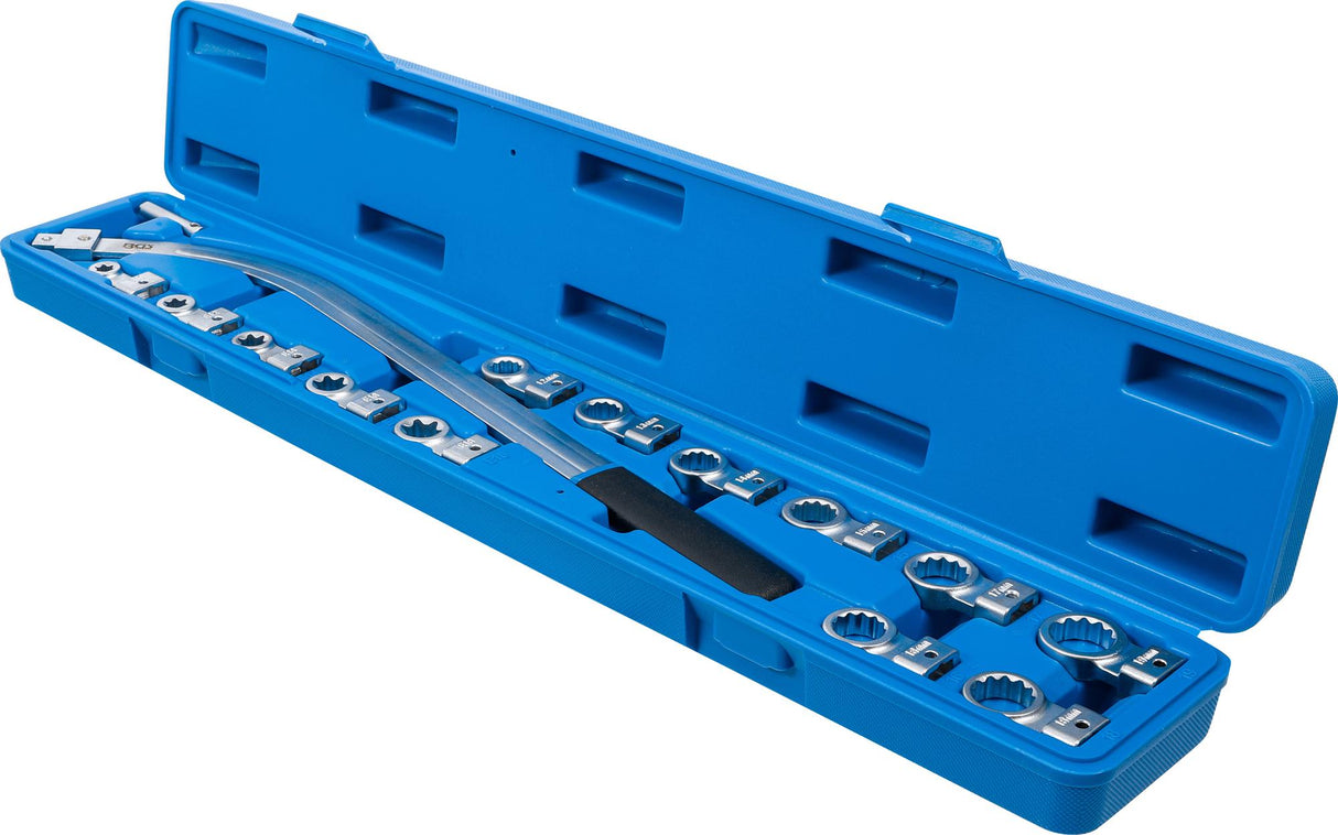 TENSIONER PULLEY WRENCH SET | 12-POINT 12 - 19 MM / E-TYPE E10 - E18 | 15 PCS. (1312)