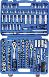 SOCKET SET HEXAGON | 6.3 MM (1/4") / 10 MM (3/8") / 12.5 MM (1/2")| INCH SIZES | 192 PCS. (2245)