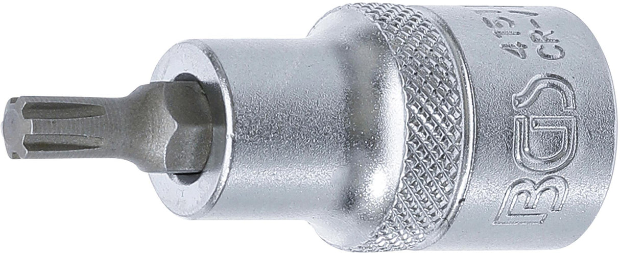BIT SOCKET | 12.5 MM (1/2") DRIVE | SPLINE (FOR RIBE) M6 (4151)