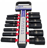 IMPACT SOCKET SET LONG | 12.5 MM (1/2") | 10-32 MM | 13 PCS. (SK1213)