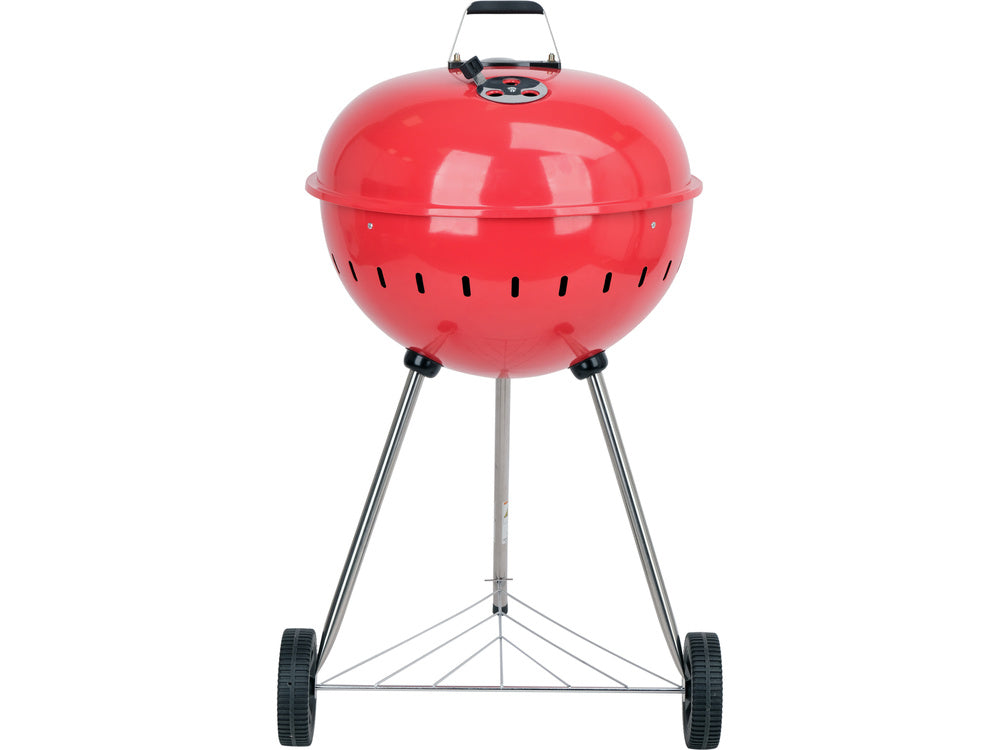 CHARCOAL BBQ, ROUNDED, 54CM RED (YG-20304)