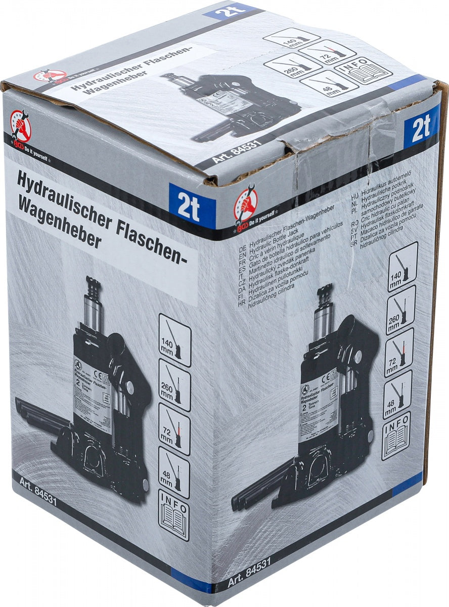 HYDRAULIC BOTTLE JACK | 2 T (84531)