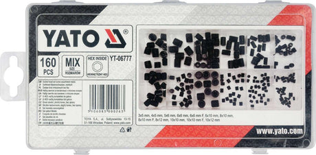 160 PCS HEADLESS SCREW ASSORTMENT (YT-06777)