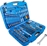 SOCKET SET GEAR LOCK | 6.3 MM (1/4") DRIVE / 10 MM (3/8") / 12.5 MM (1/2") | 218 PCS. (2290)