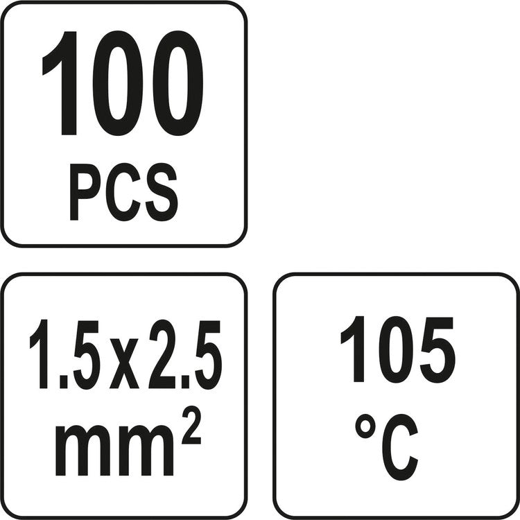 HEAT SHR. SOLD. SL. 1.5-2.5MM2 100PCS (YT-81453)