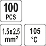 HEAT SHR. SOLD. SL. 1.5-2.5MM2 100PCS (YT-81453)