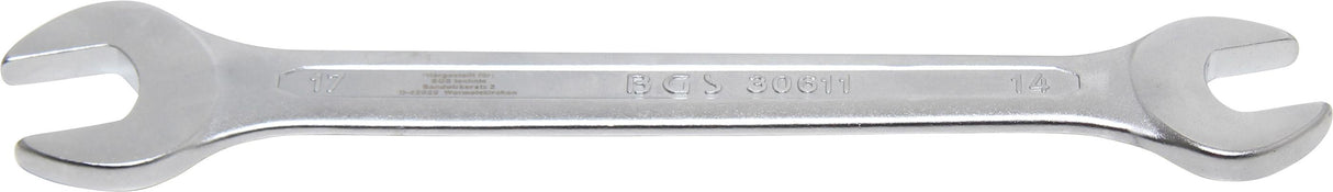 DOUBLE OPEN END SPANNER | 14X17 MM (30611)