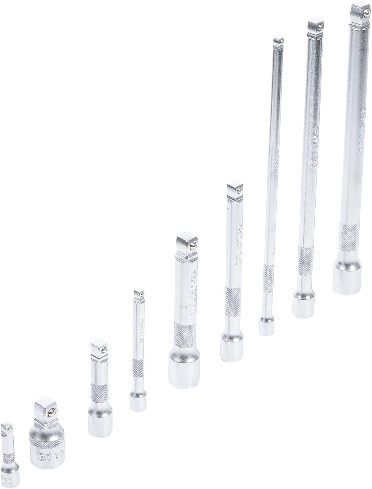 "WOBBLE" EXTENSION BAR SET | 6.3 MM (1/4") / 10 MM (3/8") / 12.5 MM (1/2") | 9 PCS. (2253)