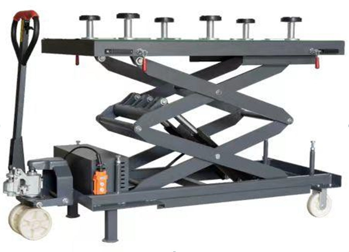 ELECTRIC VEHICLE BATTERY REMOVAL AND LIFTING SCISSOR PLATFORM (H2100)