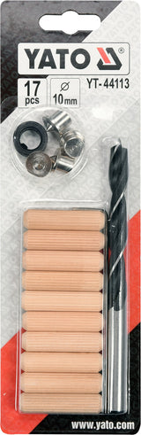 17PCS 10MM DOWEL KIT (YT-44113)