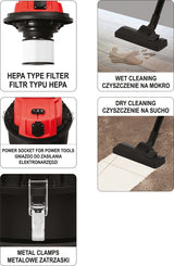 VACUUM CLEANER WET/DRY 1400W 30L (YT-85701)