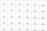 300 PCS ALUMINIUM SEALING RINGS ASSORTME (YT-06865)