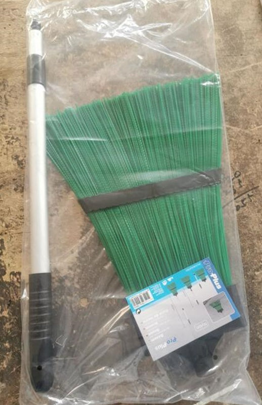 GARDEN BROOM WITH ALUMINUM TELESCOPIC HANDLE (GB25)