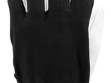 LEATHER ASSEMBLY GLOVES SIZE 8 BLACK (YT-74639)
