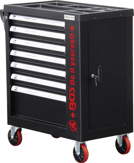 WORKSHOP TROLLEY | 7 DRAWERS | 1 SIDE DOOR | EMPTY (6058-1)