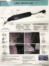 PLASTIC REPAIR SYSTEM/HOT STAPLER PLASTIC WELDING KIT (HSW70)