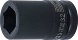IMPACT SOCKET HEXAGON, DEEP | 25 MM (1") DRIVE | 32 MM (5500-32)