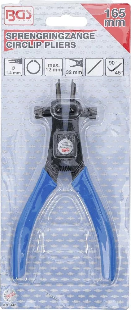 CIRCLIP PLIERS | FOR EXTERNAL CIRCLIPS | 165 MM (445)