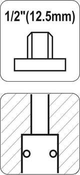 QUICK COUPLER 1/2"(M)X1/4"(F) (YT-2392)