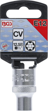 SOCKET, E-TYPE | 12.5 MM (1/2") DRIVE | E12 (6462)