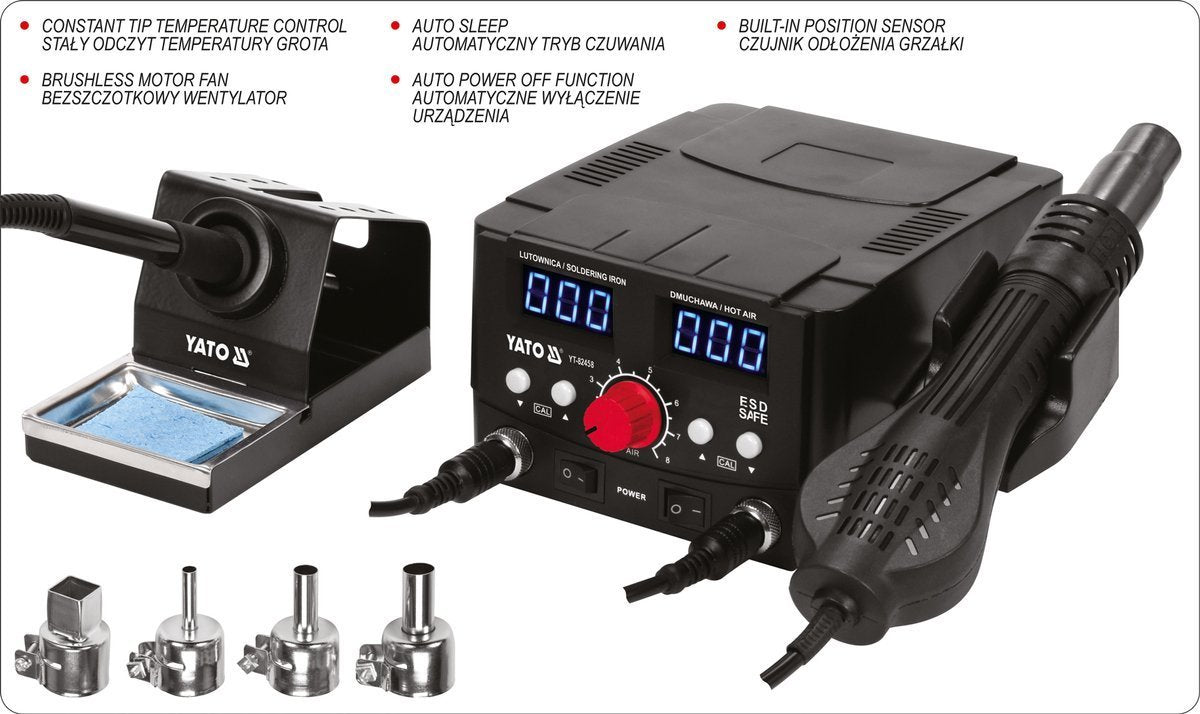 2 IN 1 HOT AIR SOLDERING STATION (YT-82458)