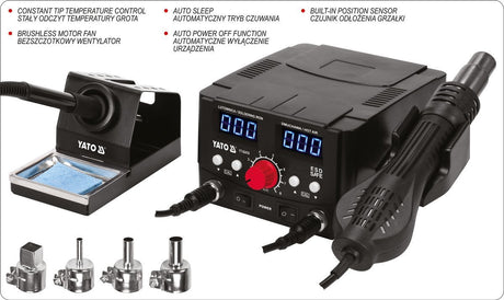 2 IN 1 HOT AIR SOLDERING STATION (YT-82458)