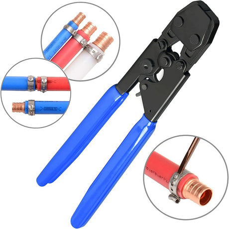STAINLESS STEEL CLAMP CRIMPING PLIERS | PEX CINCH | WITH SET (CH31)