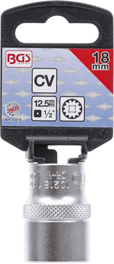 SOCKET, GEAR LOCK | 12.5 MM (1/2") DRIVE | 18 MM (10218)