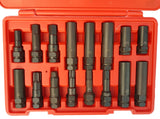 WHEEL BOLT LOCK NUT/LOCK REMOVAL SET | 16 PCS. (WNM16)