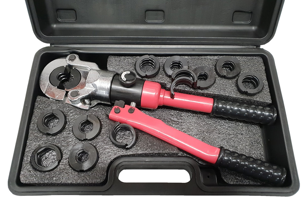 PIPE PRESS WITH SET | U+TH+V | 6 T | 12 PCS. (C0061)
