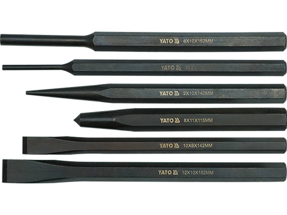 CHISEL AND PUNCH SET (YT-4712)