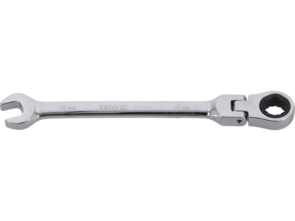 FLEX. RATCHET COMBINATION WRENCH 10MM (YT-1676)