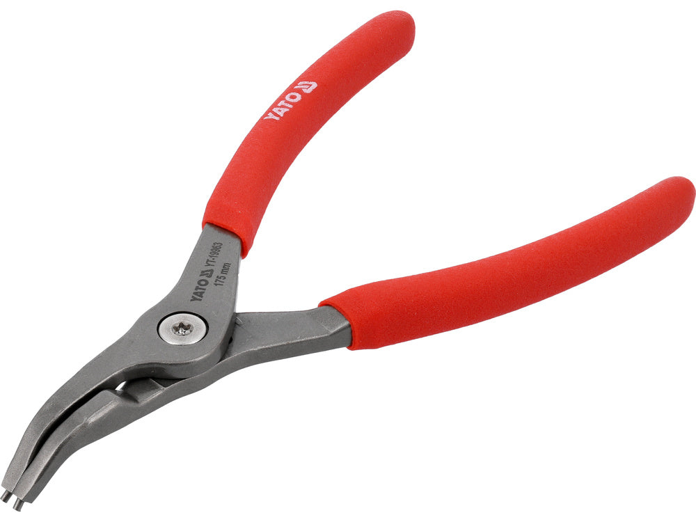 CIRCLIP PLIERS EXTERNAL BENT 175MM (YT-19963)
