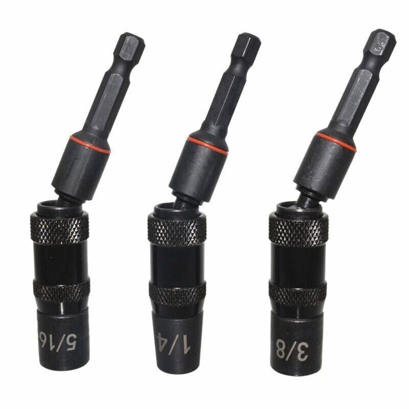 FLEX BIT HOLDERS | 0-20° | WITH MAGNET | 1/4", 3/8", 5/16" (ADA3S)