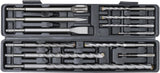 HAMMER, DRILL AND CHISEL SET | SDS SHAFT, CARBIDE TIP | 5 - 20 MM | 12 PCS. (2005)
