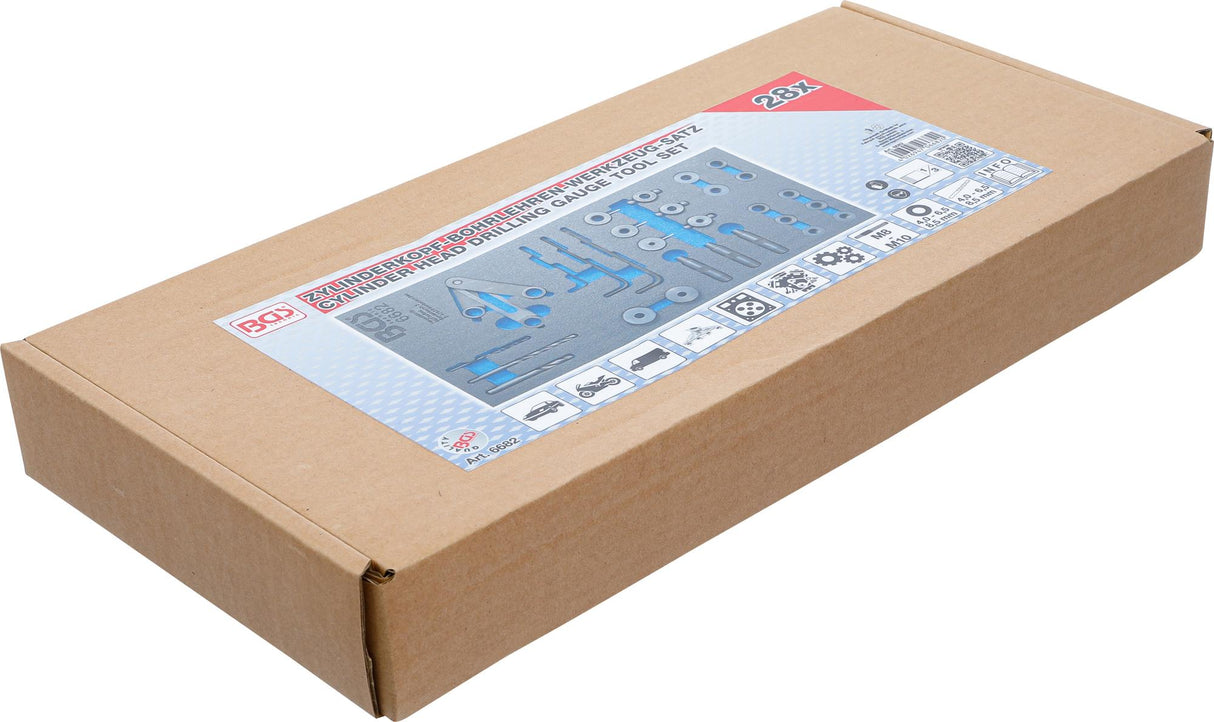 TOOL TRAY 1/3: CYLINDER HEAD DRILLING GAUGE TOOL SET | 28 PCS. (6682)