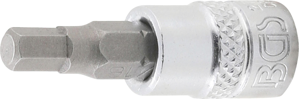 BIT SOCKET | 6.3 MM (1/4") DRIVE | INTERNAL HEXAGON 3/16" (2743)
