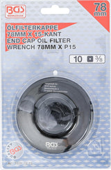 OIL FILTER WRENCH | 15-POINT | Ø 78 MM | FOR FORD, NISSAN, TOYOTA (1039-78-15)