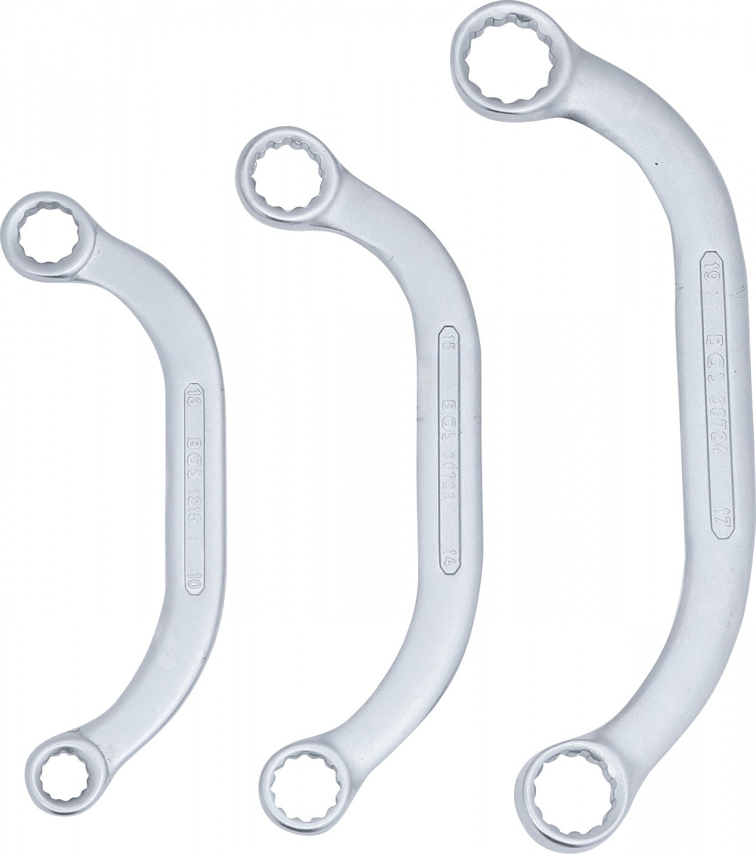 OBSTRUCTION RING SPANNER SET | 10X13 - 17X19 MM | 3 PCS. (1215)