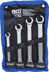DOUBLE RING SPANNER SET, OPEN TYPE | INCH SIZES | 4 PCS. (1782)