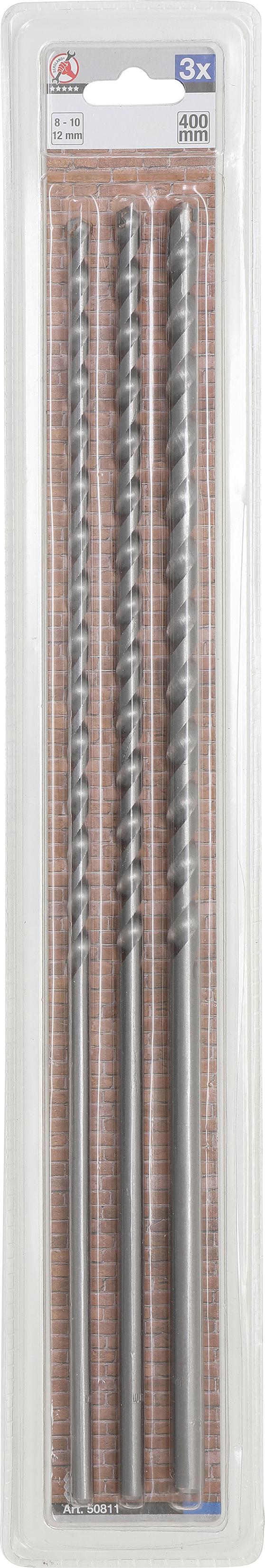 WALL BREAKTHROUGH DRILL SET | 8 / 10 / 12 MM | 3 PCS. (50811)