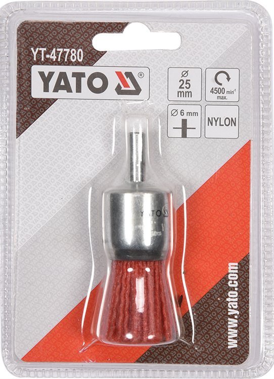 CUP BRUSH NYLON 25MM FOR DRILL (YT-47780)